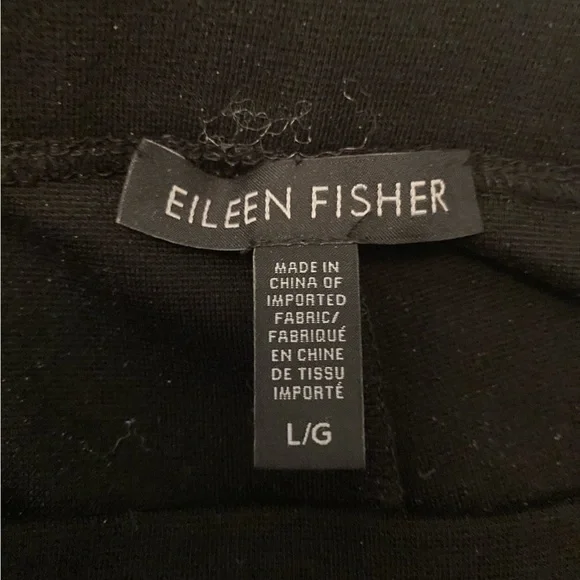 Eileen Fisher Relaxed, cropped pants, black - Picture 2 of 4